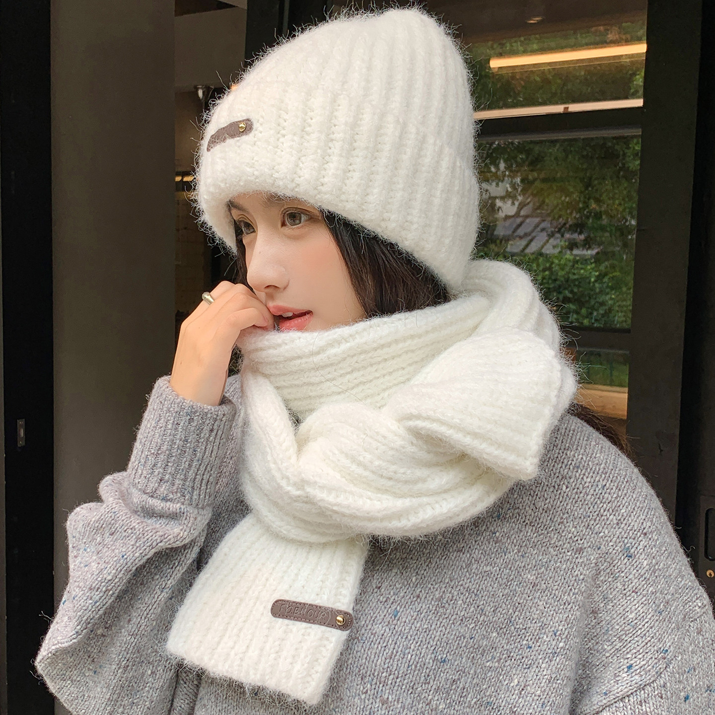 灵允针织帽出游休闲女冬厂家直销