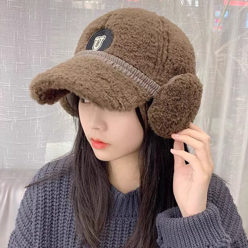 韩版羊羔绒宽檐棒球帽子女2025秋冬季新款显脸小加绒保暖鸭舌帽潮,服饰配件/皮带/帽子/围巾,帽子,淘宝优惠券,粉丝福利购,淘宝优惠卷