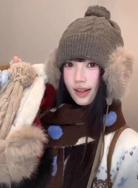 灵允针织帽出游休闲女冬厂家直销