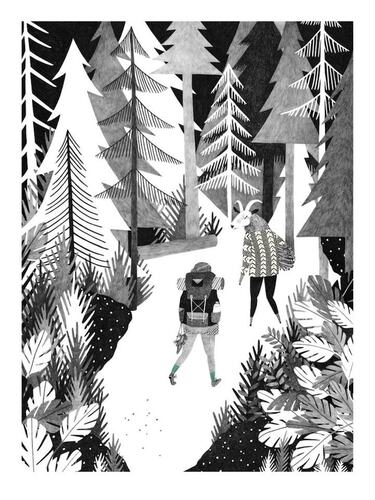 F[现货]pinewood/北欧风海报/装饰画/松林