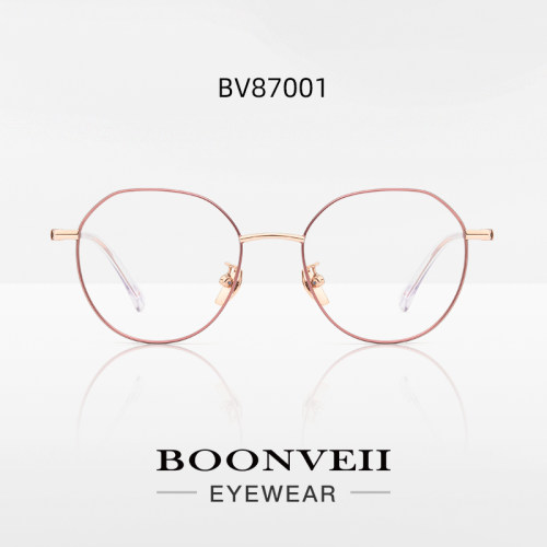 BOONVEII 邦唯 商务系列眼镜框女网红素颜镜架有度数超轻近视眼镜