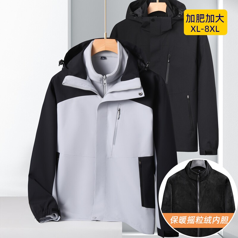 棉服外套休闲棉服加肥加大码