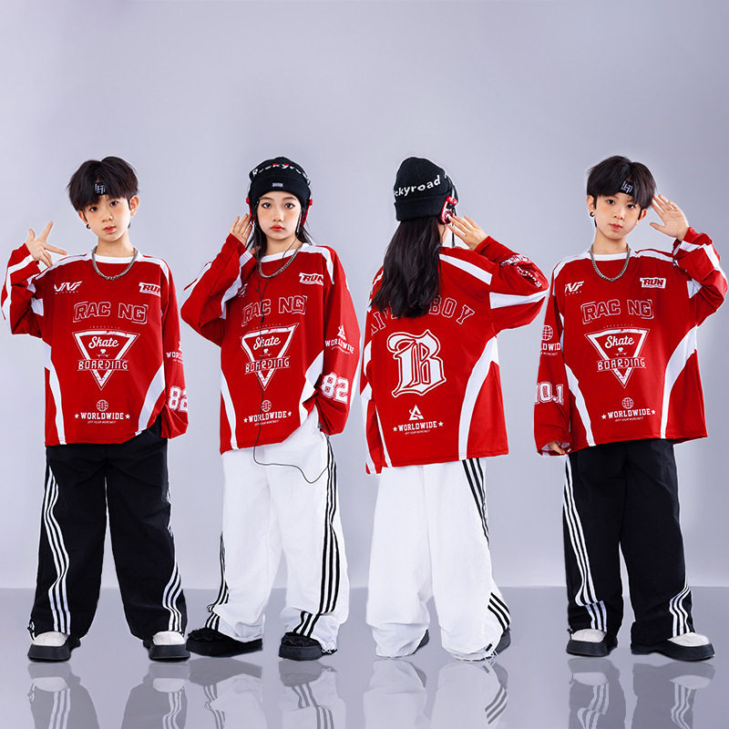 儿童街舞演出服bboy速干套装