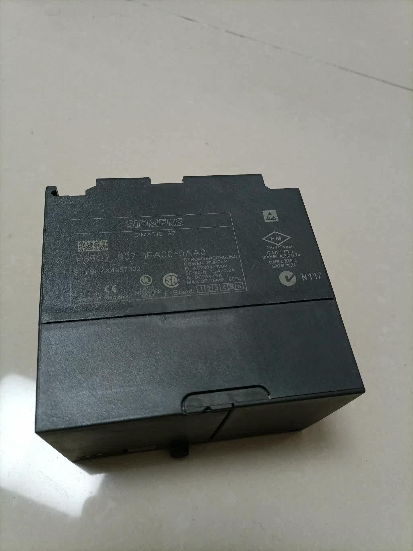 西门子PLC电源模块，6ES7 307-1EA00-0AA0