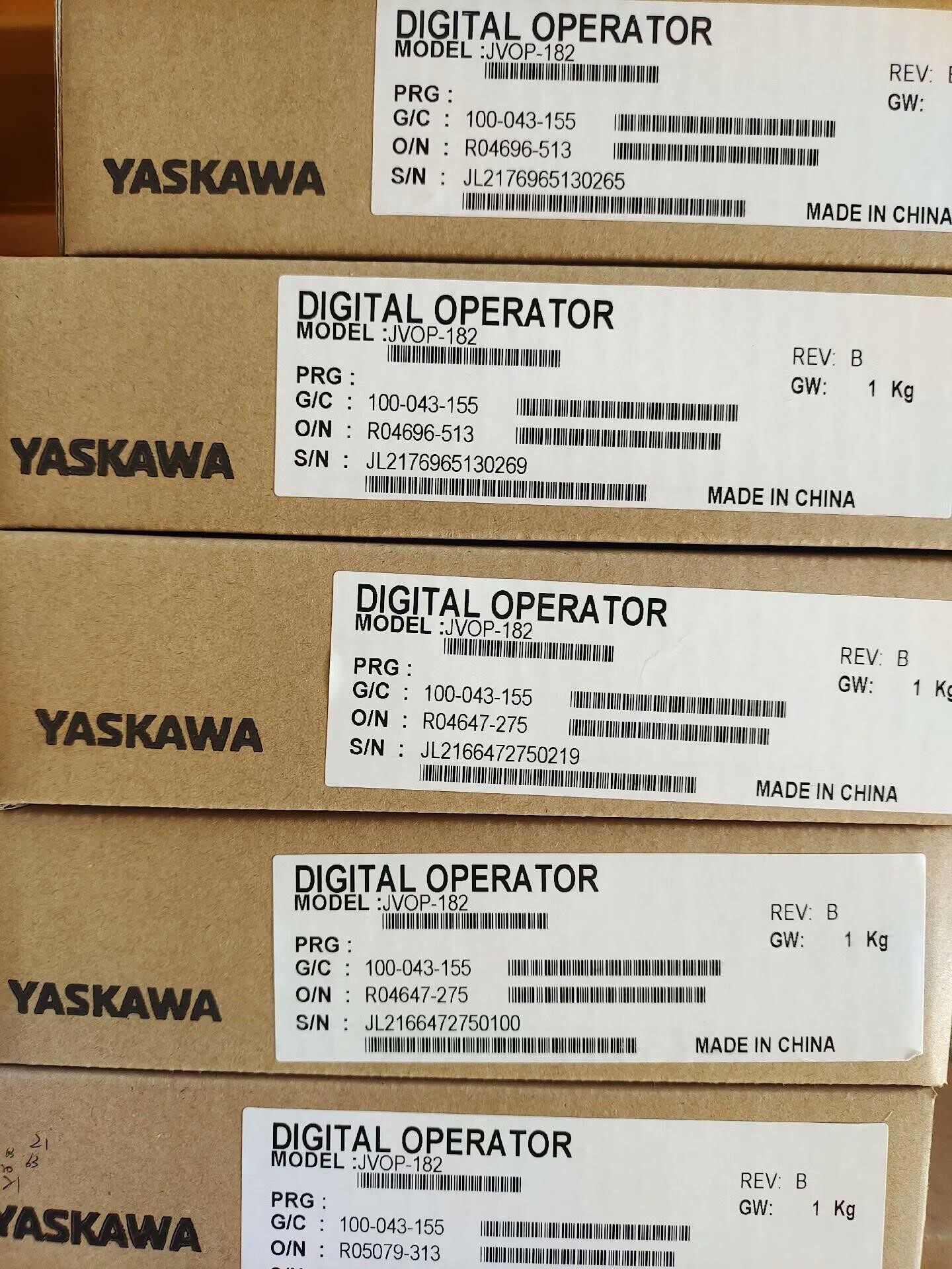 全新JVOP-182安川面板正品保证现货秒发