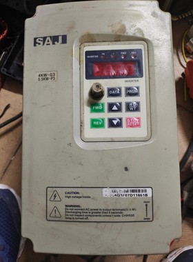 SAJ三晶变频器V004G3/5R5P3三相4KW/5.5K