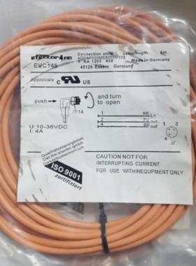 IFM易福门 EVC145 连接线 电缆 现货库存议价出