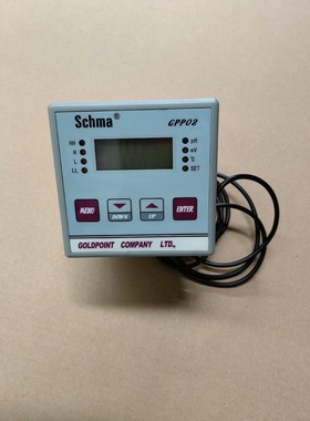 拆机台湾SCHMA金点GPP02工业在线PH计酸度计控制器检