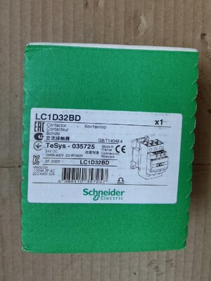 法国进口施耐德交流接触器LC1D32BD，保全新原装正品。