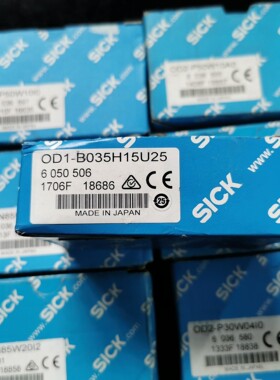 全新原装SICK位移测量传感器OD1-B035H15U25