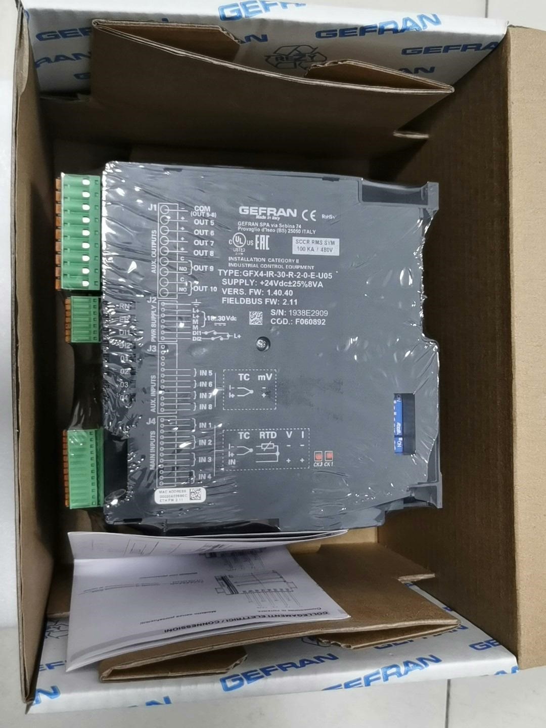 GFX4-IR-30-R-2-0-E-U05杰弗伦温度控制器
