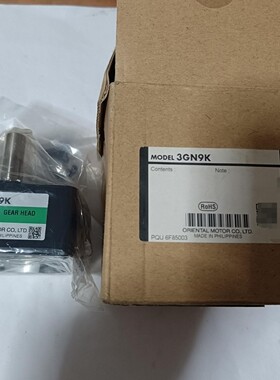 东方orientalmotor马达减速箱3GN9k