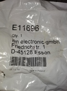 IFM 易福门 E11696 全新原包11个