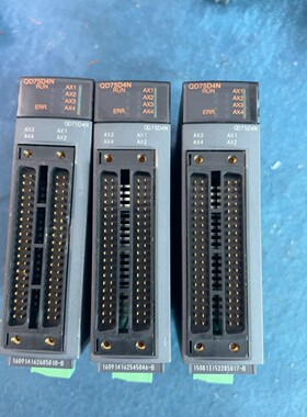 三菱PLC模块QD75D4N二手拆机的年份好要的议价