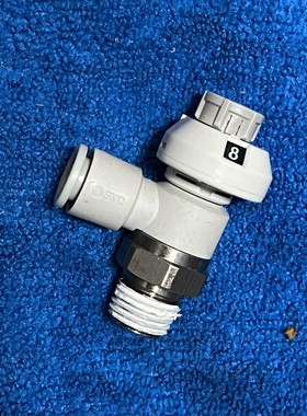 SMC新款带刻度弯头限出调速阀 AS2201FS-01-06