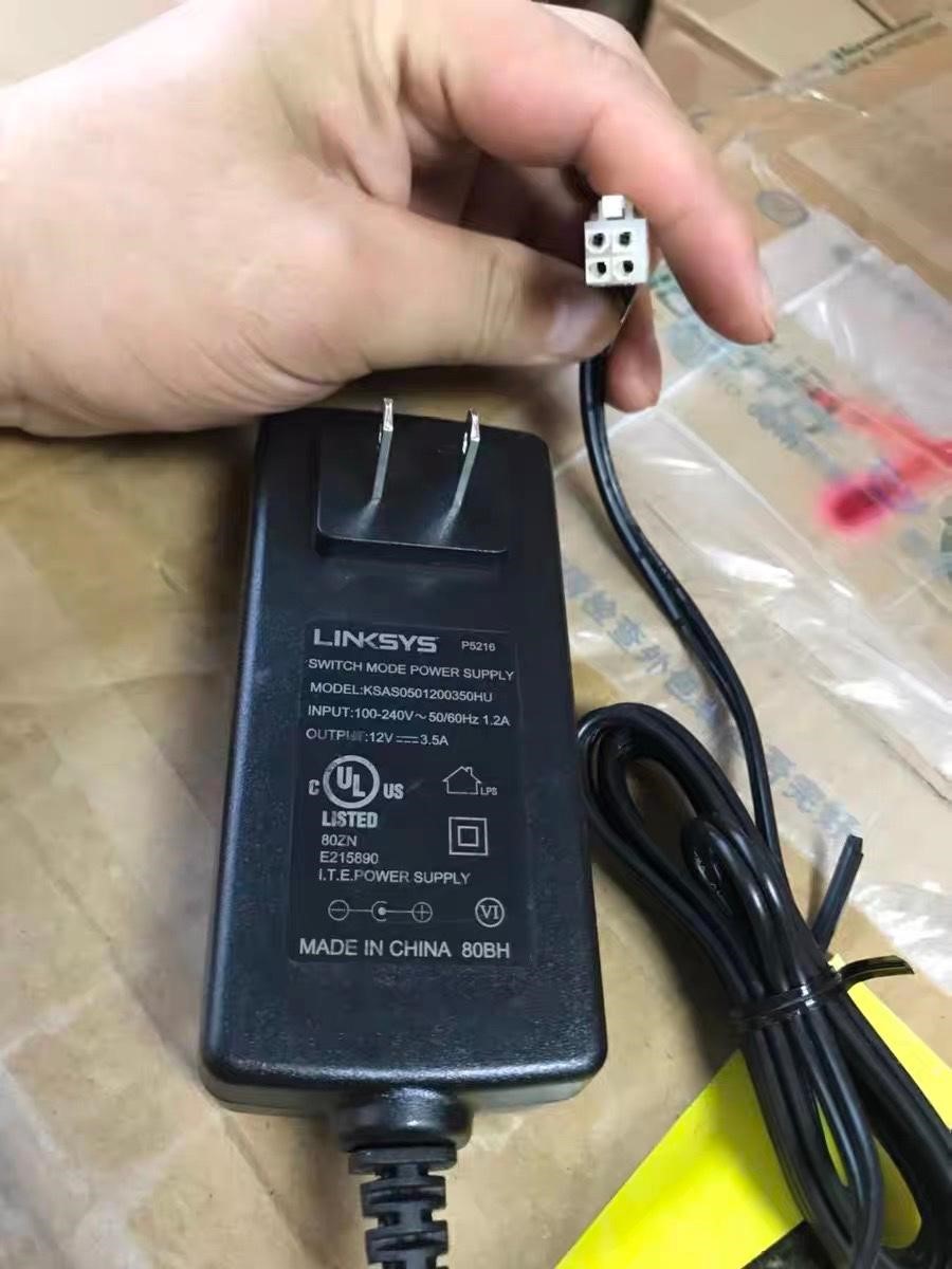 原装LINKSYS 12V3.5A思科方口4孔电源大功率企业