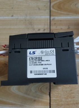 K7M-DR10UE，LS产电plc 电柜拆机成色漂亮，可充