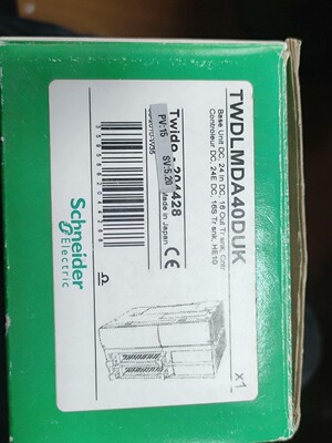 施耐德TWDLMDA40DUK停产PLC现货