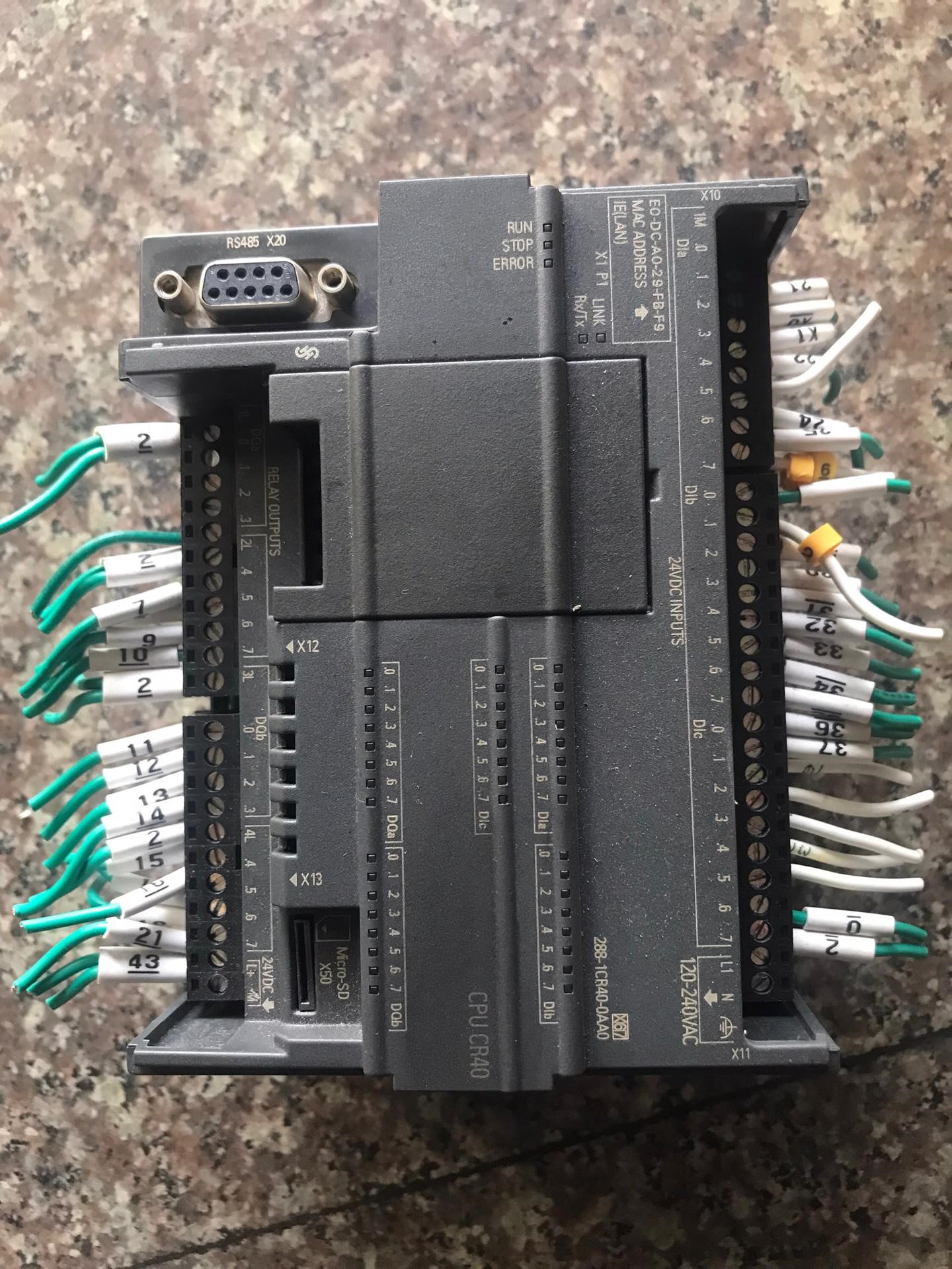 西门子6ES7.288-1CR40-0AA0拆机PLC,成色