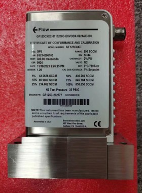 Brooks GF125CXXC系列流量计11个，GF100