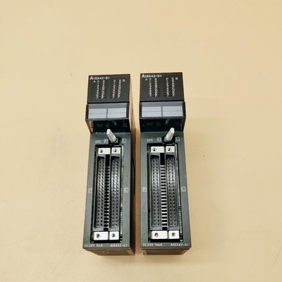 A1SX42-S1三菱PLC输入模块9成新功能完好保证质量，