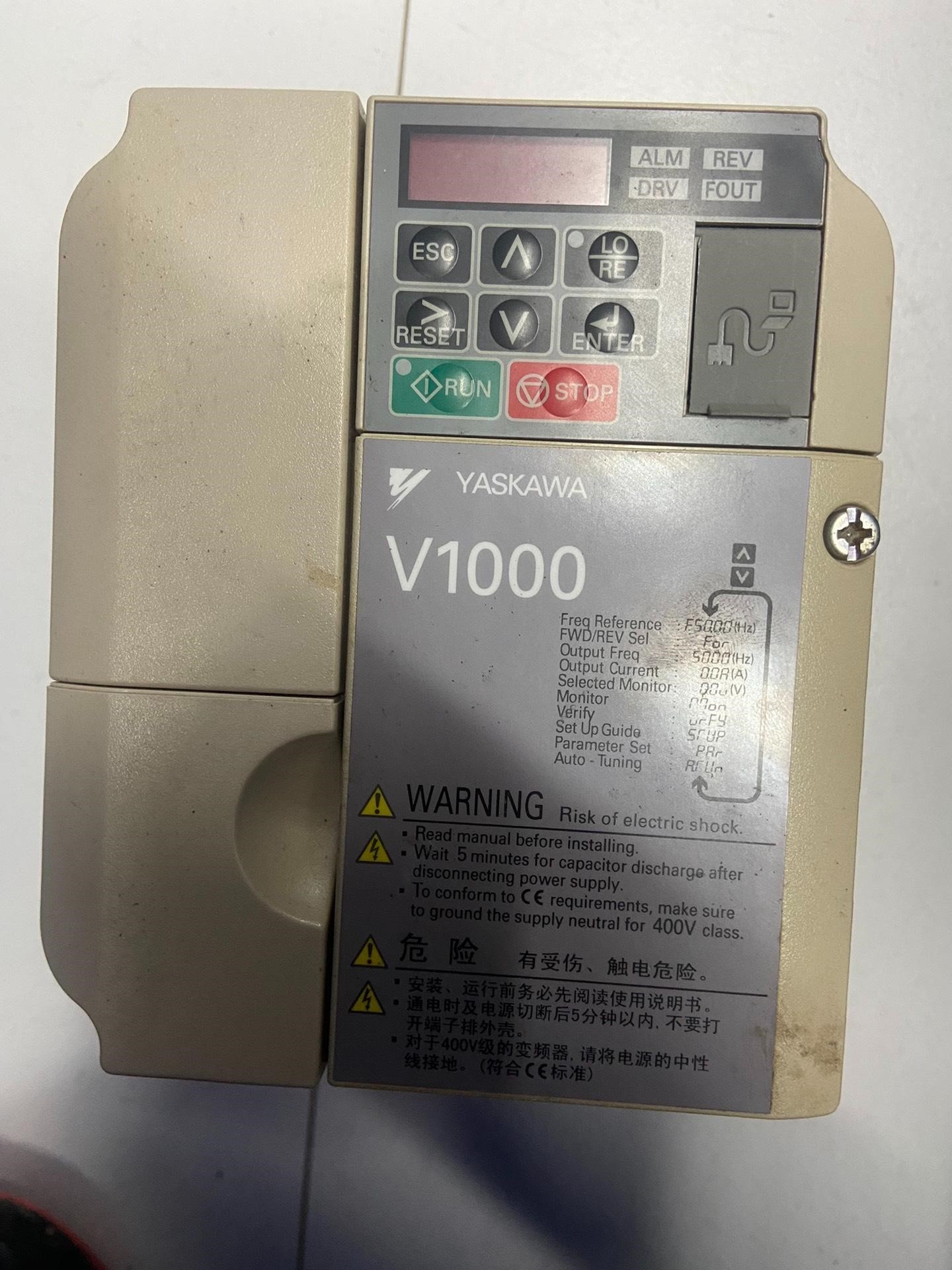 CIMR-VB4A0002BBA，安川变频器，功能包好，实物