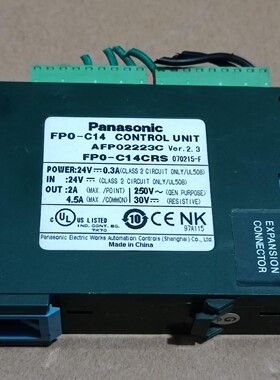 FP0-C14CRS二手原装拆机松下PLC