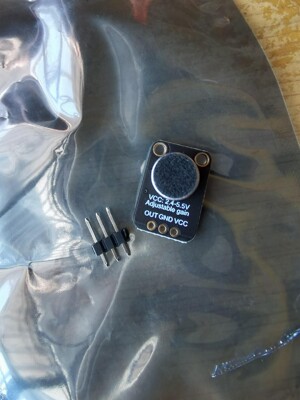 GY-4466声音传感器模块MAX4466麦克风前置放大器。