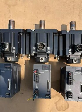 三菱伺服电机型号HG-SN302J-S100，伺服驱动MR-