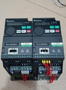 二手拆机士林变频器SC3-023-0.75k 0.75kw