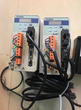 SEV伺服电机套装0.4KW，SV2000-0421 ，实物