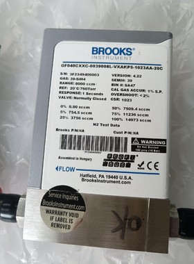 BROOKS布鲁克斯质量流量计GF040CXXC-00390