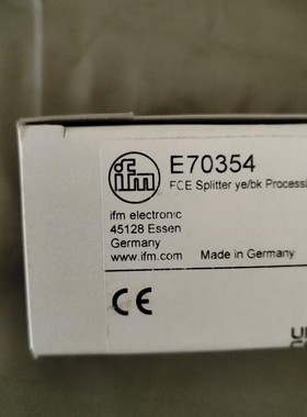 易福门易福门，ASI线传感器T头，全新未使用，E70354，