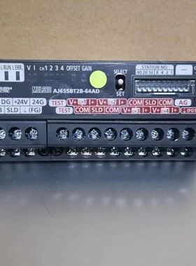三菱CCLink远程模块AJ65SBT2B-64AD二手拆机