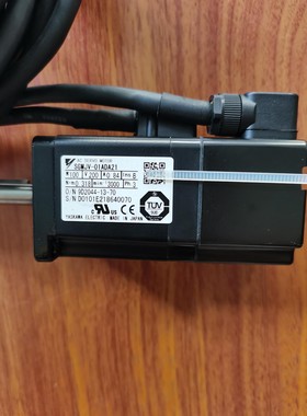 安川100W伺服电机SGMJV-01ADA21，成色如图，实