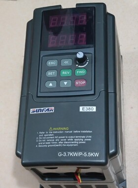 四方变频器E380-4T0037G/0055P 3.7KW/