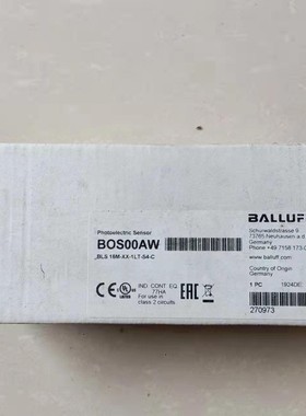 全新原装正品巴鲁夫传感器BOS00AW BLS18M-XX-