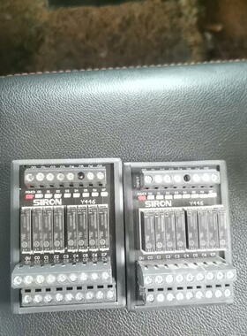 胜蓝8路松下继电器模组：Y446、输入DC24V。实物拍摄，