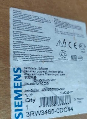 3RW3465-0DC44西门子正品包邮