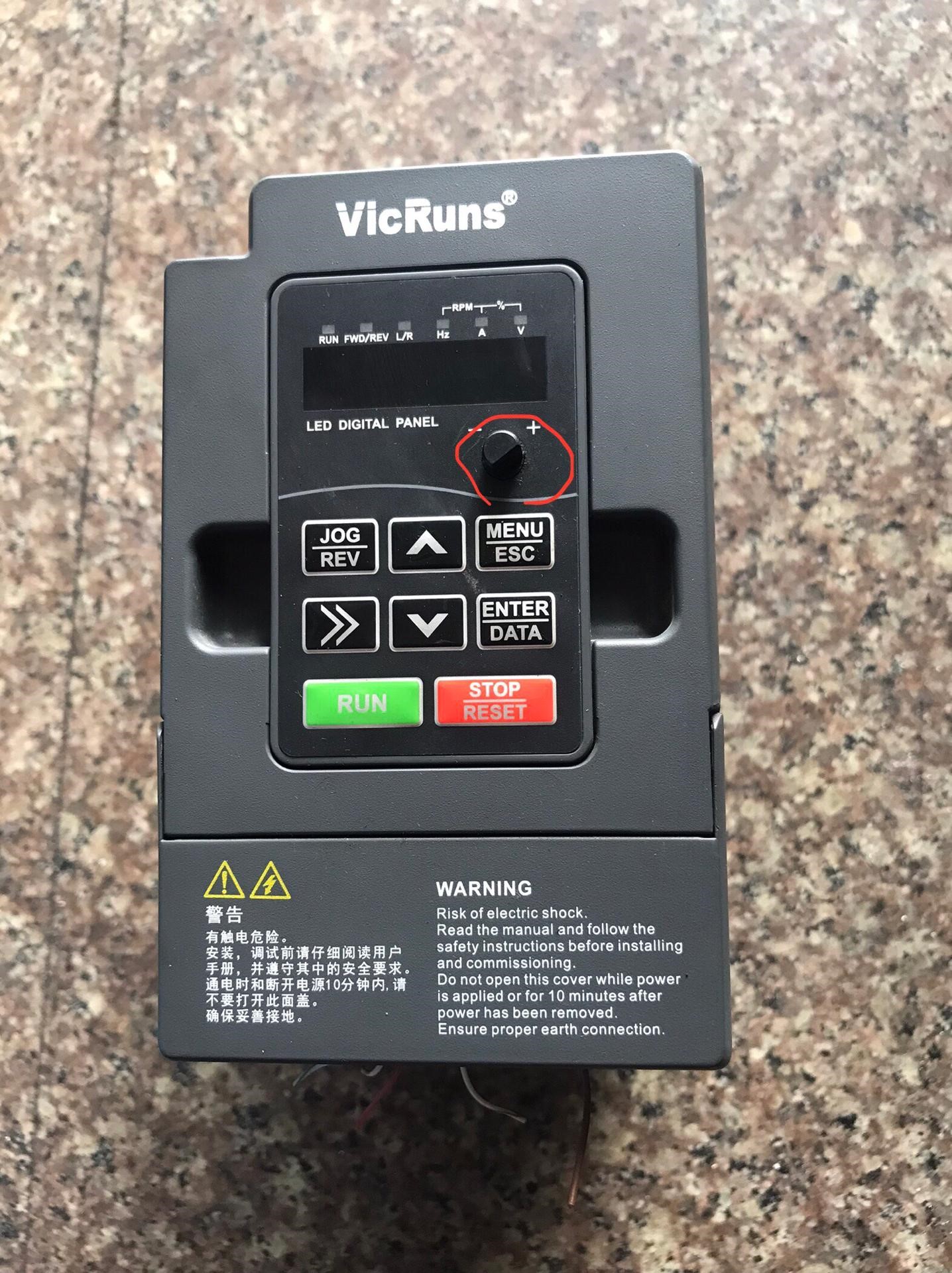 沃森VD100A-2S-0.7G拆机原装变频器，功率0.75