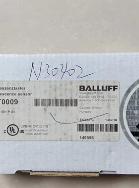 全新原装正品巴鲁夫传感器BT0009 BLT21M-001-