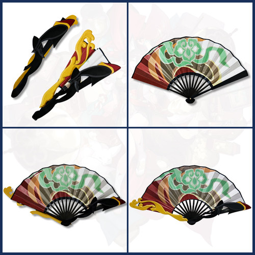 停云cosplay道具扇子武器