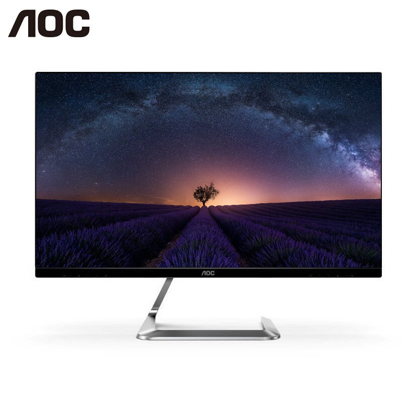 AOC24T1Q/BW24英寸AH-IPS无边框高清显示器电竞游戏电脑显示屏