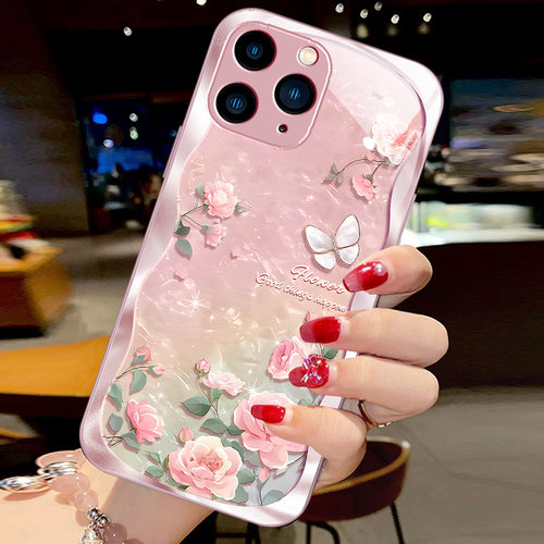 20plus8苹果14SamsungS25三星S24fe玫瑰花朵A55手机壳13高级S22ultra女s23u加54男21+53case52适用34玻璃9外p