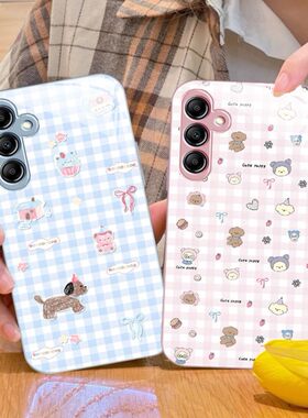 14plus苹果16SamsungS25u三星S24ultra手机壳A55小猫S22+女s23fe小狗54男53case适用34玻璃52波点a42可爱21兔