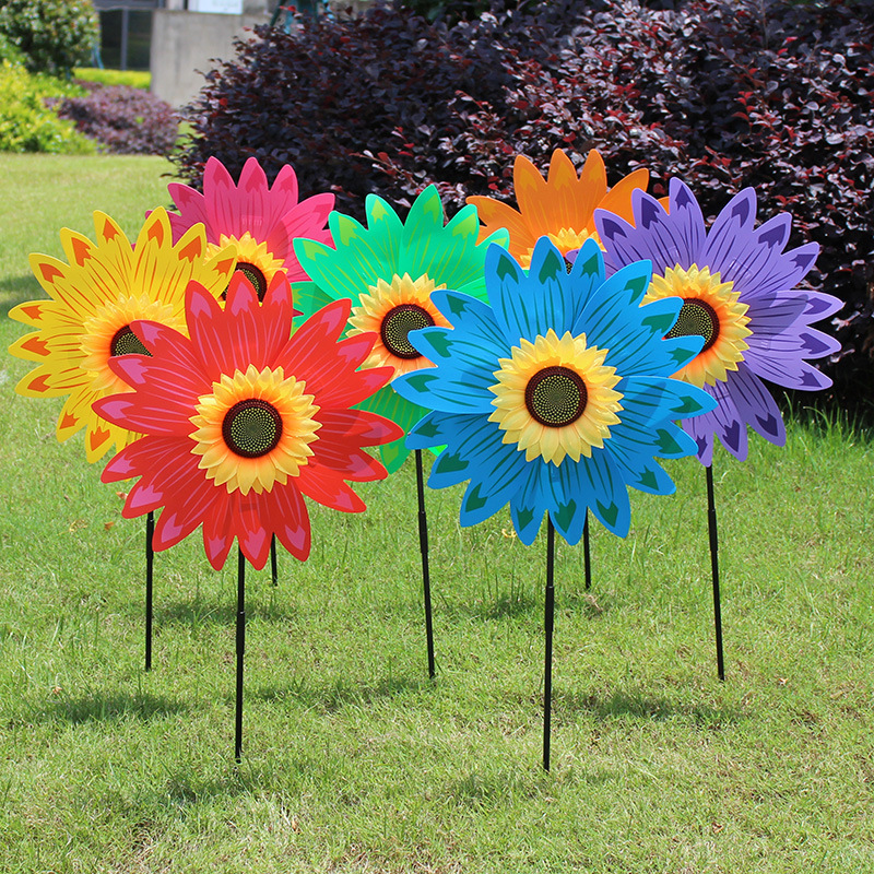 学校活动装饰风车装饰品舞台表演