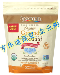 Spectrum Essentials Organic Ground Premium Flaxseed, 24 Oz