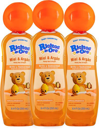 Ricitos de Oro Bee Shampoo Baby Cleansing Shampoo 3瓶
