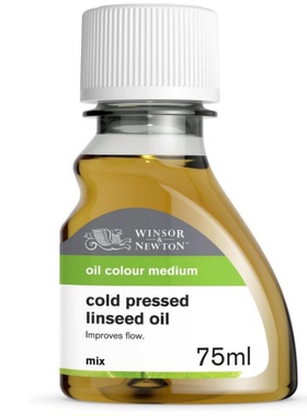 Winsor and Newton Oil Colour Cold Pressed Linseed Oil 75ml