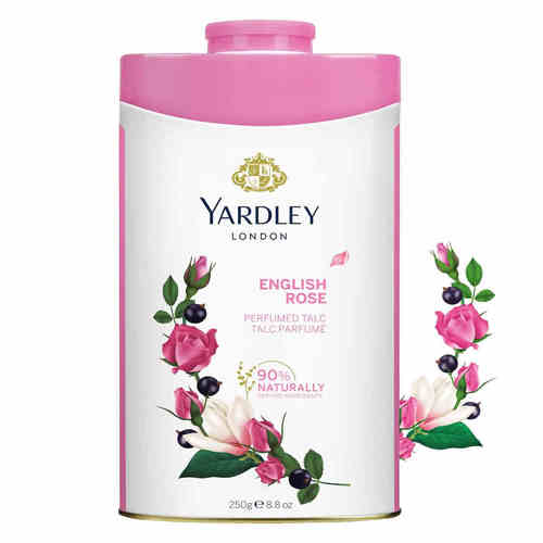 Yardley English Perfumed Talc, Rose 250g